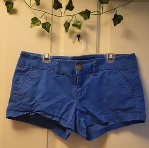 American Eagle Outfitters Blue Shortie Stretch Shorts